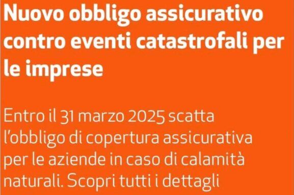 Obbligo assicurativo Eventi catastrofali